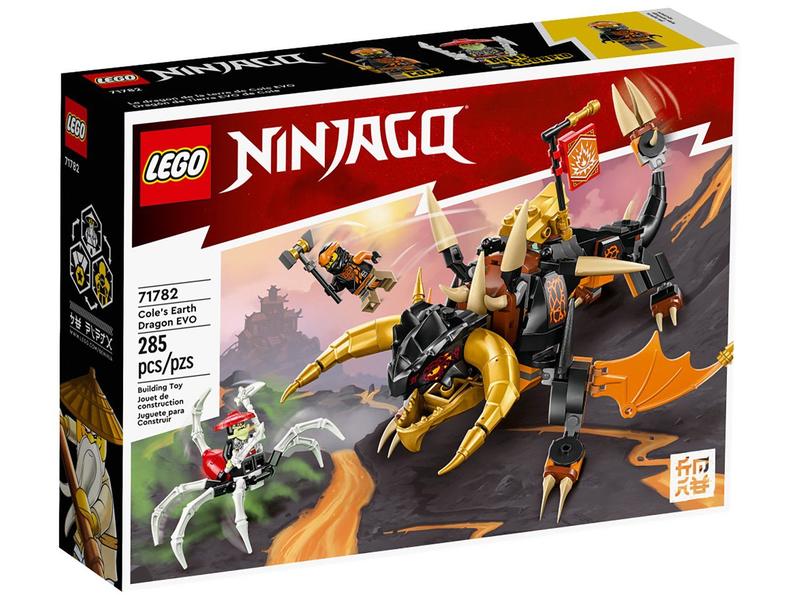 Lego ninjago cole's earth dragon evo 285 peças (71782) - Mattel